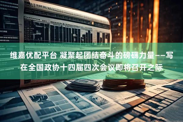 维嘉优配平台 凝聚起团结奋斗的磅礴力量——写在全国政协十四届四次会议即将召开之际